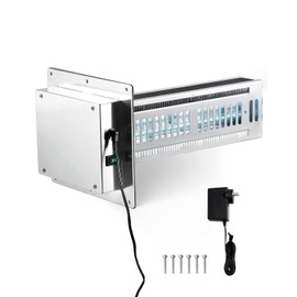 VEVOR HVAC Air Purifier Whole House, 24W 12inch, Light in Duct for Ac (Air Conditioning) Duct, Air Scrubber with 2 Bulb, PCO Technology and Carbon Filtration HVAC lights for Ac Systems