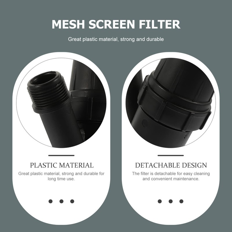 Kisangel Y Shape 1 Inch Irrigation Sprayer Mesh Filter for