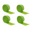Lime Green Crepe Paper Streamers, 4 Rolls Total, Made in