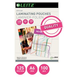 Leitz iLam A6 Hot Laminating Pouches 125 micron - Pack of 100