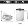 Gosknor Spill Proof Cups for Elderly, 450ml Stainless Steel Sippy