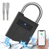 Anweller Fingerprint Lock with Key, Bluetooth Biometry Electronic Number Code,