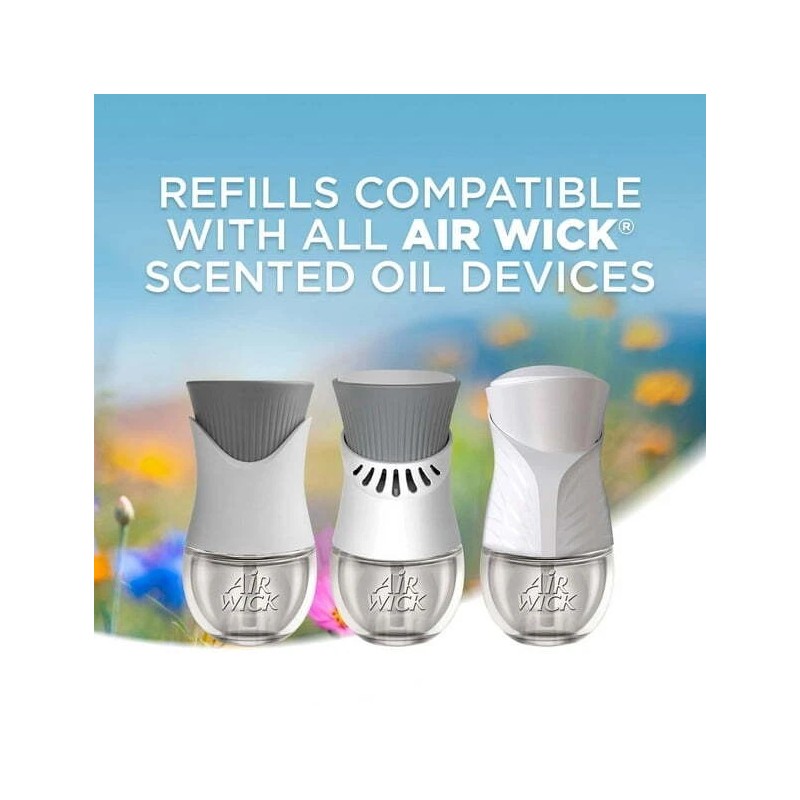 Air Wick Plug-in Scented Oil Refill, 5 Count, Vanilla and