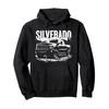 Silverado 2500 Crew Cab 2014-2019 Truck Mountain Scene Pullover Hoodie