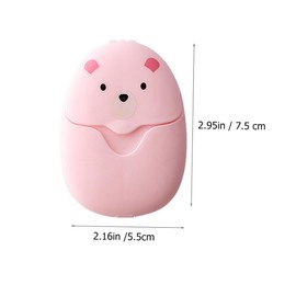 Kisangel Natural Soap Flakes Gentle Moisturizing Disposable Soap Papers for Travel Camping Hiking