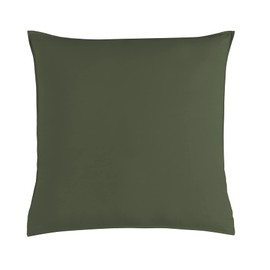 Gioia Casa Vintage Washed 100% Cotton European Pillowcase - Ultra Soft, Comfy, Hypoallergenic, Breathable Bed Pillowcase - Luxurious European Pillow Cover - Khaki Green