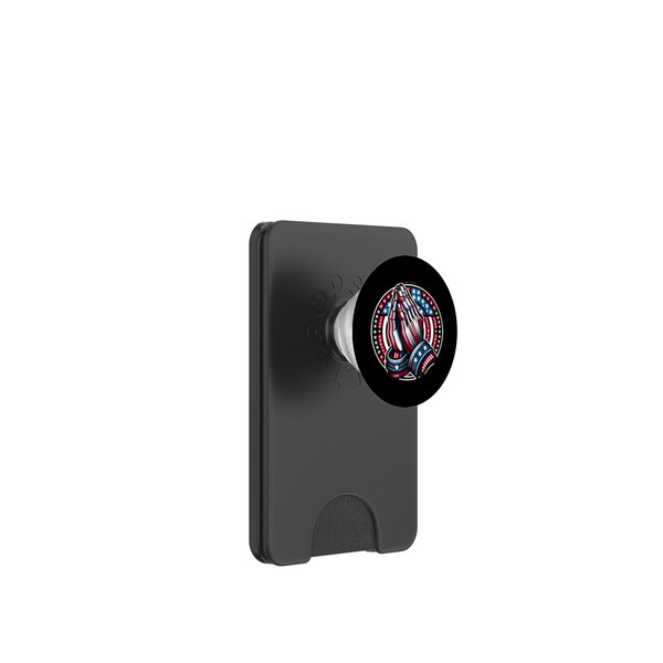 Praying Hands Design Patriotic Artwork For Adults PopSockets PopWallet for