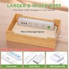 Pezin & Hulin Bamboo Charging Station, Electronic Devices Organizer for