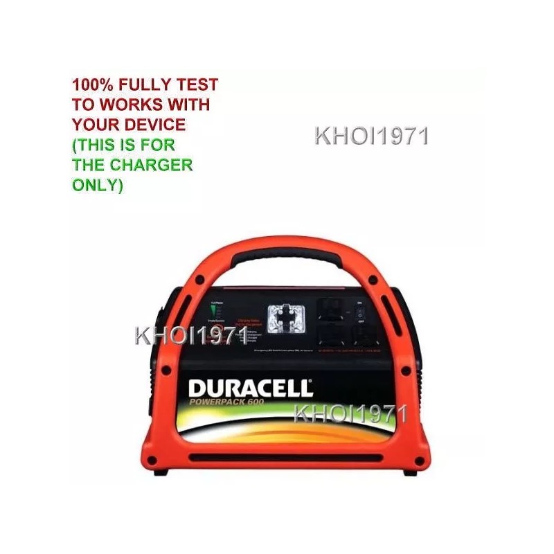 KHOI1971 CAR charger power adapter for Duracell Power Pack 600