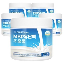 MBP 유단백 추출물 분말 200g 5통 MBP Whey Protein Extract Powder 200g 5 Bottles