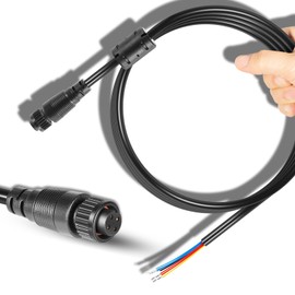 Bzumperyz 000-00128-001 Power Cable 4-pin Power Cord Fit for Simrad NSX Models 3007 3009 3012 3015 for Power in, Power Control Bus and External Alarm (6.5 Feet)