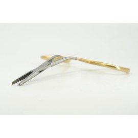 Kingfisher Fishing Accessory Fly Fishing Offset Clamp Forcept Hemostat for Fly Fishing Hook Removal