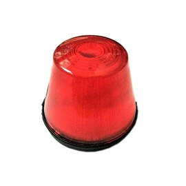 Red Brake Light Stop Light Rear Light 12 V 24 V E20 Round Diameter 91 mm