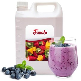 Fanale Premium Flavoring Concentrated Syrup for Bubble Tea 11 lb | Blueberry Flavor Syrup | for Boba Tea, Smoothies, Slushes, Desserts | 11lb | SRP170