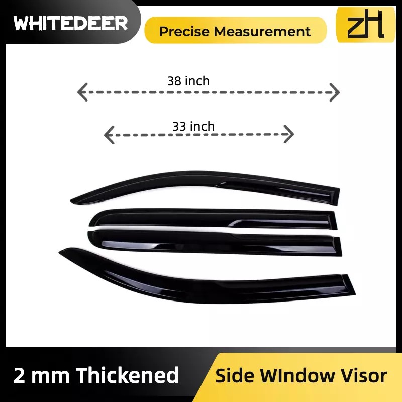 zh Fits 2005-2015 Toyota Tacoma Double Cab Window Visor Sun