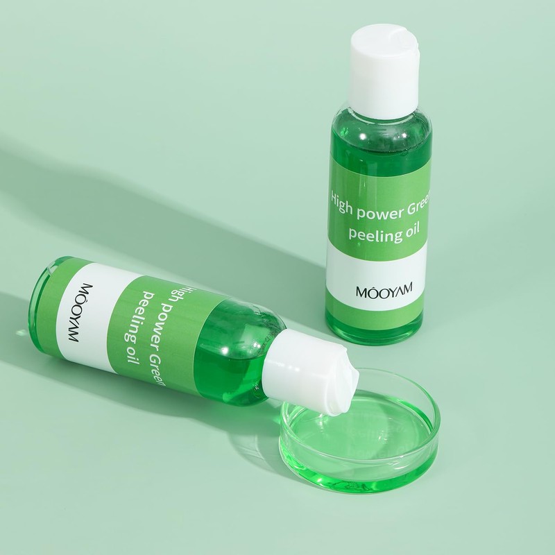 Exfoliating Green Peeling Oil for Extra Strength Exfoliation, Exfoliating Peeling