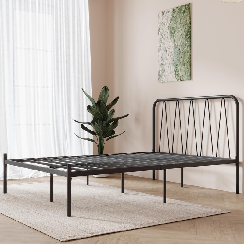 Novilla Queen Bed Frame, 14 Inch Metal Platform Bed Frame