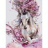 ParNarZar Diamond Painting Pink Horse 35 x 45 cm Square