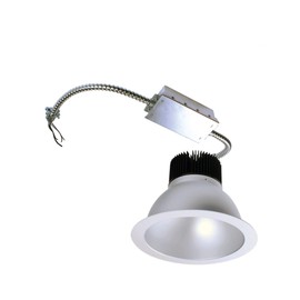 TDH Lighting 8 Inch 0-10v Dimmable Commercial Recessed Downlight Retrofit Kit with Haze Clear Reflector. (4000K, 28 Watts)