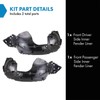TRQ TRQ Front Inner Fender Liner Set Compatible with 2016-2018