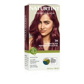 Naturtint 7M Mahogany Blonde Permanent Hair Color (Pack of 1), Ammonia Free, Vegan, Cruelty Free, up to 100% Gray Coverage, Long Lasting Results (Packaging may vary)