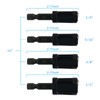 Wood Plug Cutters, 4 pcs Straight Wood Plug Cutters &