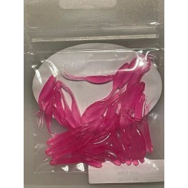 Northeast Custom Baits 1.25" Split tail Fluke icefishing soft plastic crappie-Panfis