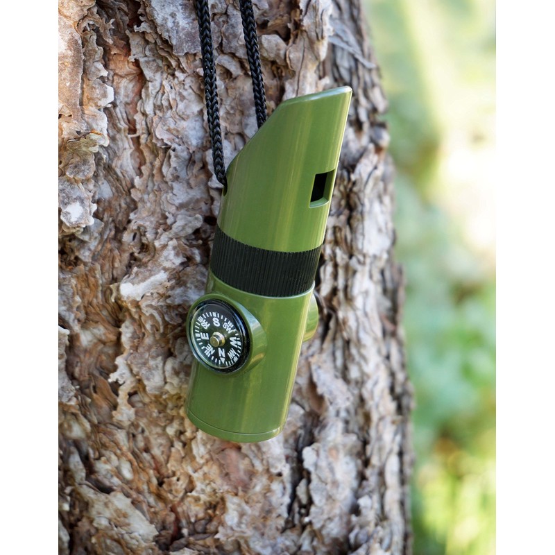 SE 7-IN-1 Green Survival Whistle - CCH7-1G