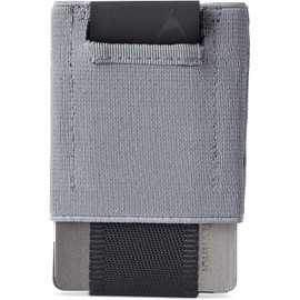 Gomatic Slim Wallet/Credit Card Holder - Holds 4-15 Bank Cards, Pull-Tab for Easy Card Access, Ultra-Thin, Modern & Compact Card Holder, Minimalist Wallet, Gadget for Men - Grey