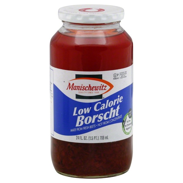 Manischewitz Low Calorie Borscht, 24 Ounce - 12 per case.