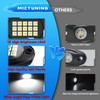 MICTUNING 2025 Upgraded White Rock Lights Super Bright Underglow Lighting