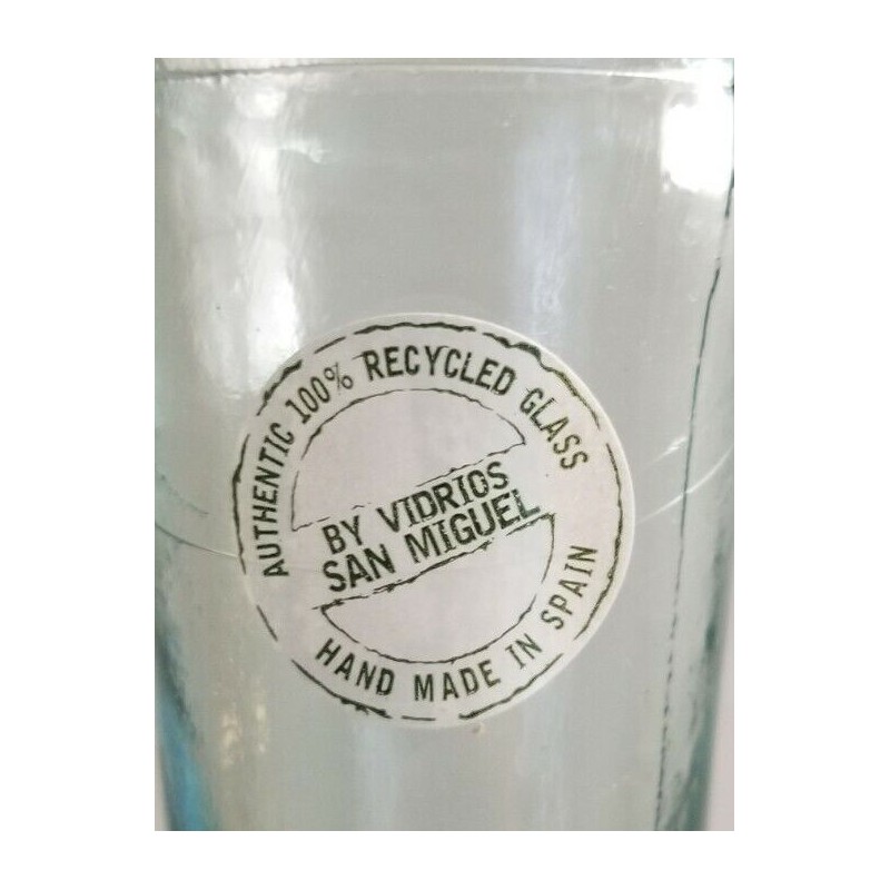 Vidrios San Miguel Spain 100% Recycled Glass Hand Made Vase