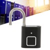 Fingerprint Padlock Biometric Smart Security Digital Lock Water Resistant USB