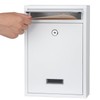 KYODOLED Key Lock Mailboxes for Outside, Locking Wall Mount Mailbox,