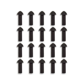 Stop & Go 6075 Mushroom Plugs Tire Repair for Punctures and Flats - 1" Length x 7/16" Shaft Diameter - 20 Pack (Plugs Only)