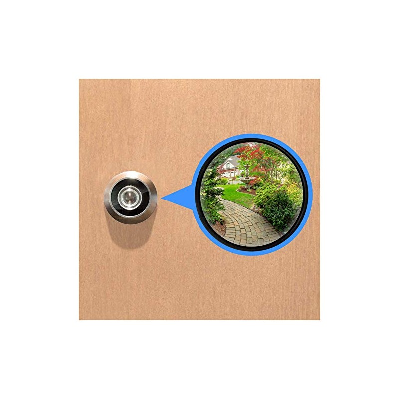 Nuk3y 220 Degree Wide Angle Heavy Duty Door Viewer (1