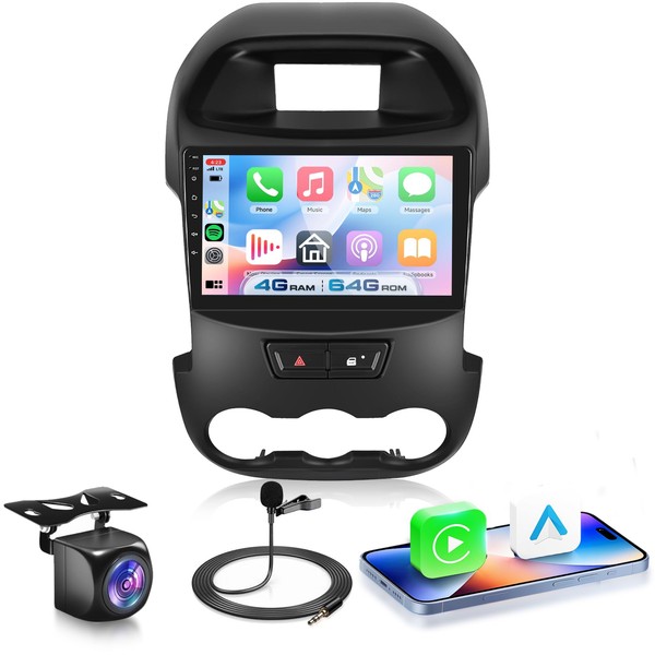 4G+64G Android 15 Car Stereo for for Ford Ranger F250