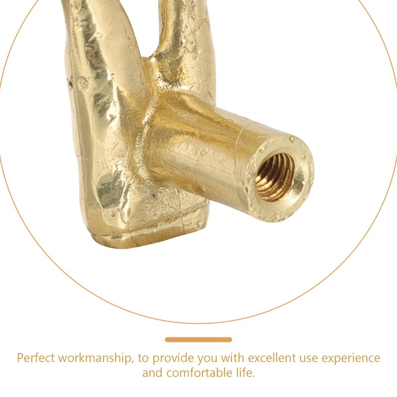 Veemoon Mushroom Furniture Knobs Decorative Cabinet Brass Knobs Handle Retro