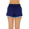 tobeinstyle de la mujer contraste cintura Athletic pantalones cortos, Azul