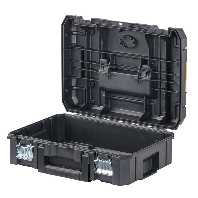DEWALT TSTAK II Tool Box, Flat Top Tool Storage Case,