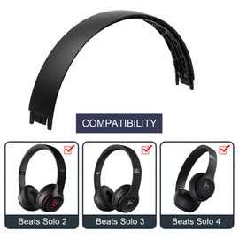Solo 3 Headband - Replacement Parts Specifically Designed for Beats Solo 2 / Solo 2 Wireless Headphones (Matte Black)