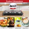 Wilytyres Electric Hot Plate, 2000W Infrared 2 Burner, Portable Dual