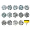 MiJunHD 1inch 25mm Mini Diamond Polishing Pad Set, 14PCS Different