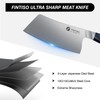 FINTISO Cleaver Knife 7 In, Kitchen Butcher Knife with G10
