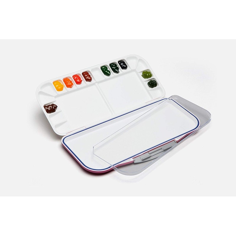 mijello Airtight Watercolor 18 Colors Pink Palette