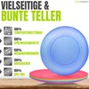 idea-station Neo Reusable Plastic Plates 6 x 21.5 cm –