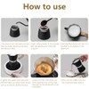600pcs Filter Papers Unbleached Coffee Filter Papers 64mm Round Coffee