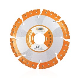 BGTEC Diamond Cutting Disc - 115mm All Purpose Cut Off Wheel for Rebar Sheet Metal Angle Iron Stainless Steel Granite Marble