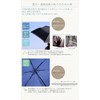 2022 Wpc. 801-972 Women’s Mini Folding Parasol, Blackout, Star Pattern,