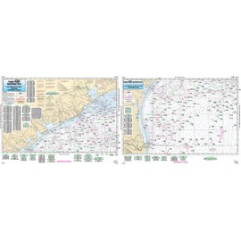 Offshore Galveston to Rio Grande, TX - Laminated Nautical Navigation & Fishing Chart by Captain Segull's Nautical Sportfishing Charts | Chart # GRG51
